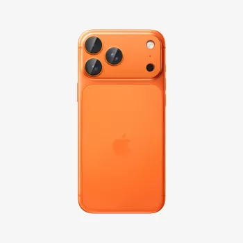 Spigen Optik Pro XL GLAS.TR EZ FIT Camerabescherming voor Apple iPhone 17 Pro Max Oranje