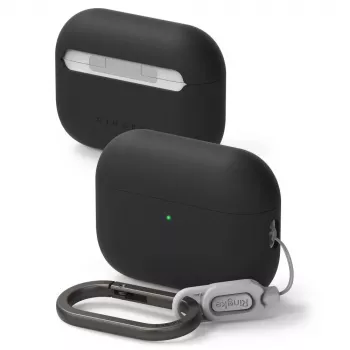 Ringke Siliconen hoesje voor Apple AirPods Pro 3, zwart