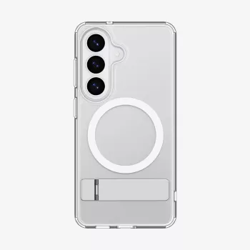 Spigen Ultra Hybrid S Mag MagSafe hoesje voor Samsung Galaxy S26 - transparant wit