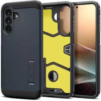 Spigen Tough Armor Hoesje voor Galaxy A57 5G, Metal Slate