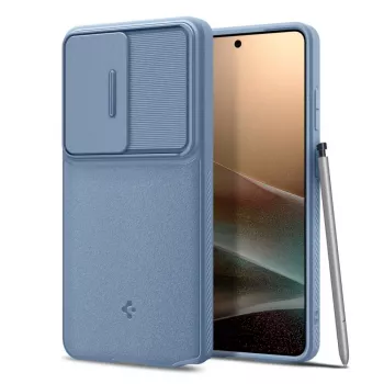 Spigen Optik Armor Galaxy S26 Ultra lichtblauw
