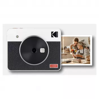 KODAK C300RW 10MP digitale camera met 4PASS thermosublimatie-fotoprinter, wit