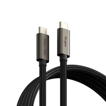 RINGKE USB 3.2 Gen 2x2 Type-C kabel PD 240W 100cm zwart