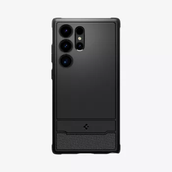 Spigen Rugged Armor Case voor Samsung Galaxy S24 Ultra - mat zwart
