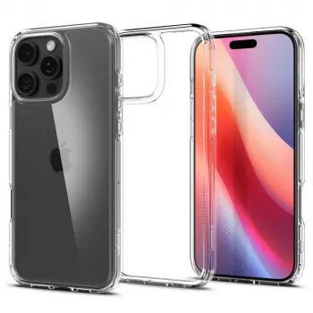 Spigen Ultra Hybrid Crystal Clear hoesje voor Apple iPhone 16 Pro, ACS08121