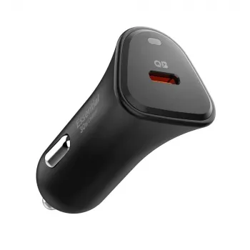SPIGEN ESSENTIAL EV301 1-PORT AUTOLADER 30W ZWART
