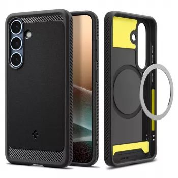 Spigen Rugged Armor Mag MagSafe Galaxy S25 mat zwart