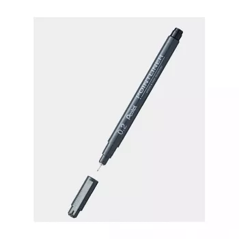 Pentel fineliner pigment 0,3 mm zwart