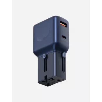 ENERGEA TravelGoAdapter 35 USB-A/USB-C 35W blauw