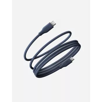 ENERGEA Helix 60 USB-C naar USB-C magneetkabel 480Mbps 60W 1,5m blauw