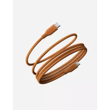 ENERGEA Helix 60 USB-C naar USB-C magneetkabel 480Mbps 60W 1,5m oranje