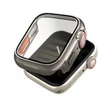 Skinarma Gado Pro hoes voor Apple Watch 41mm - titanium