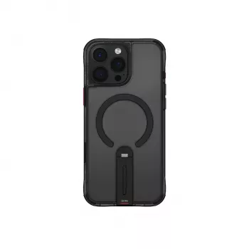 SKINARMA Helix Magnetic Charging 360 Rotating Stand Case voor iPhone 16 Pro Max, zwart