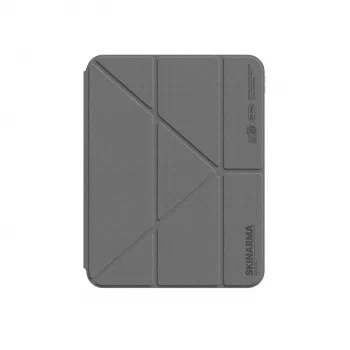 Skinarma Zeta folio hoesje voor iPad 11 (A16, 2025) / iPad 10,9 inch (10e generatie, 2022) - grijs