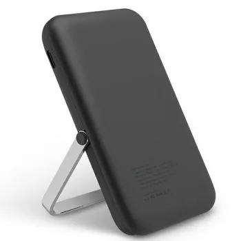UNIQ Powerbank Hoveo 5000mAh USB-C 20W PD Fast Charge draadloos magnetisch Charcoal Grey