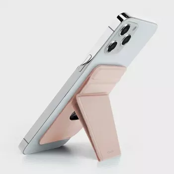UNIQ Lyft Magnetische telefoonstandaard en kaarthouder Roze
