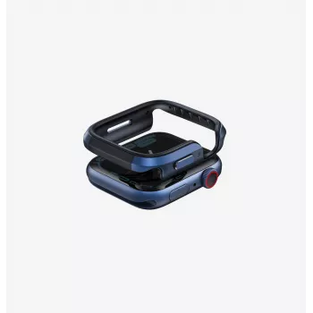 UNIQ Valencia Case voor Apple Watch Series 4/5/6/7/8/9/SE/SE2/SE3 45/44mm Graphite