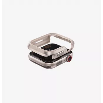 UNIQ Valencia Apple Watch Series 4/5/6/SE/SE3 45/44mm hoes - blauw