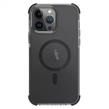UNIQ Combat Case voor iPhone 14 Pro 6,1 inch MagClick Charging Concrete Charcoal