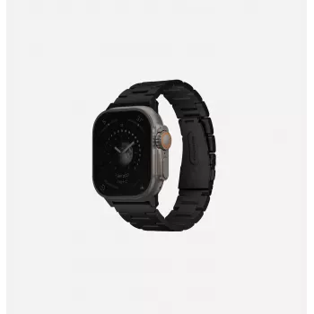 UNIQ Osta Apple Watch-bandje 42/44/45/49mm Roestvrij staal Zilver/Titaanzilver