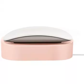 UNIQ Nova Draadloze Oplaaddock voor Apple Magic Mouse 2 - Roze