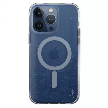 UNIQ Coehl Lumino Case voor iPhone 15 Pro 6,1 inch magnetisch laden Pruisisch blauw