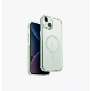 UNIQ Combat Case voor iPhone 15 Plus / 14 Plus 6,7 inch MagClick laden Cool Mint
