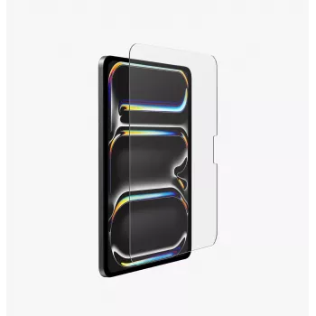 UNIQ Optix Clear gehard glas screenprotector voor iPad Pro 11 M4 2024 / M5 2025 met Easy Applicator Tray