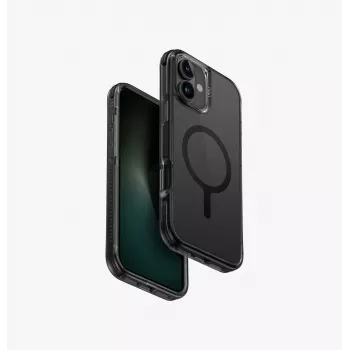 UNIQ Combat Case voor iPhone 16 Plus 6,7 inch Magclick Charging Carbon Black