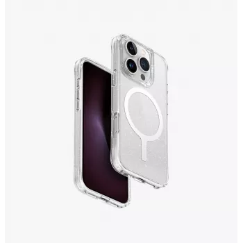 UNIQ LifePro Xtreme Magclick Charging Case voor iPhone 16 Pro 6,3 inch transparant tinsel lucent