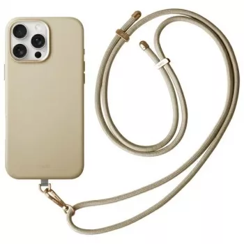 UNIQ Coehl Muse Magnetic Charging Case voor Apple iPhone 16 Pro 6,3 inch Cream