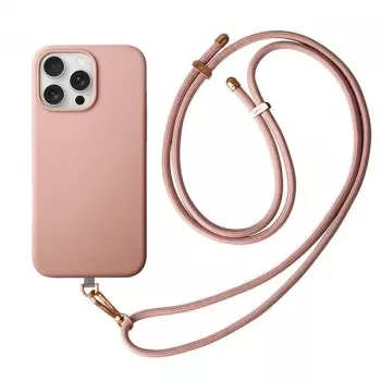 UNIQ Coehl Creme Case voor iPhone 16 Pro 6,3 inch met magnetisch opladen, balletroze