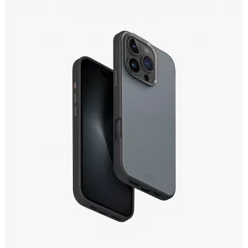 UNIQ Lyden DS MagClick oplaadhoes voor iPhone 16 Pro 6,3 inch Washed Blue-Black