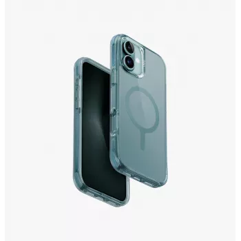 UNIQ Combat hoesje voor iPhone 16 Plus 6,7 inch MagClick oplaadfunctie, Teal Green