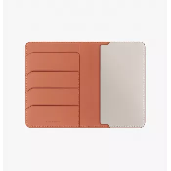 UNIQ Belmont RFID-blocking paspoorthoesje Terracotta Ivory