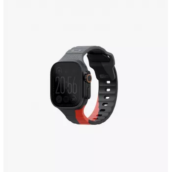 UNIQ Stride De rubberen band voor Apple Watch 49/46/45/44mm, Charcoal