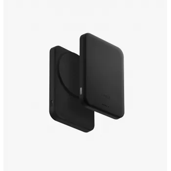 UNIQ Lyden Lexa magnetische powerbank 5000mAh PD USB-C MagSafe, zwart