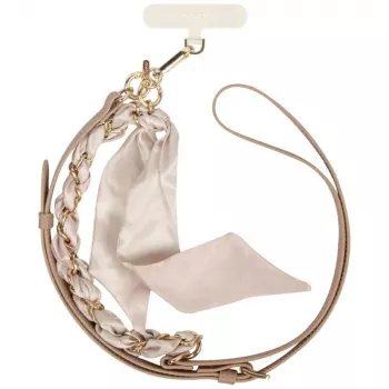 UNIQ Coehl Caryne 2-in-1 universele telefoonkoord, Dusty Nude