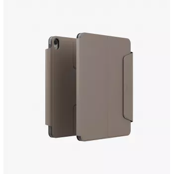 UNIQ Rovus Snapmount magnetisch 360° draaibaar afneembaar hoesje voor iPad Air 13 M2 2024 / M3 2025 / M4 2026, grijs