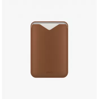 UNIQ Lyden Evo Magnetic Wallet Stand voor telefoon, Terracotta