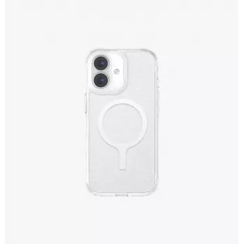 UNIQ LifePro Xtreme MagClick oplaadhoesje voor iPhone 17, transparant glitter