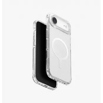UNIQ LifePro Xtreme MagClick oplaadhoesje voor iPhone Air, transparant/glitter