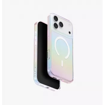 UNIQ Iridescia Case voor Apple iPhone 17 Pro Max MagClick Charging Midnight Quartz