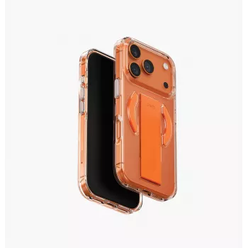 UNIQ Heldro Air MagClick oplaadhoesje voor iPhone 17 Pro, oranje