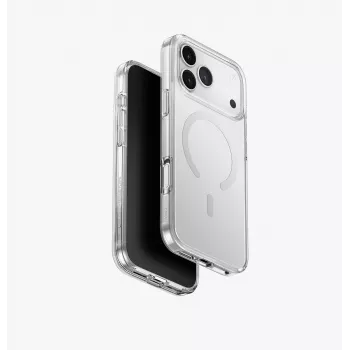 UNIQ Clario Hoesje voor iPhone 17 Pro Max, MagClick-opladen, transparant