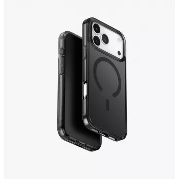 UNIQ Clario Hoesje voor iPhone 17 Pro Max, MagClick-opladen, zwart