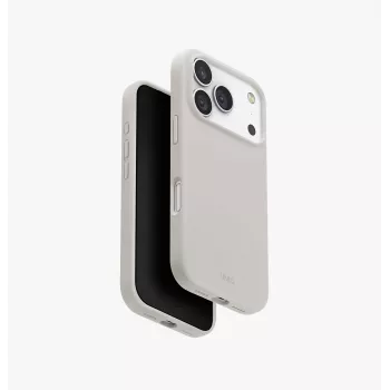 UNIQ Lino Case voor iPhone 17 Pro MagClick Charging - grijs
