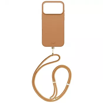 UNIQ Coehl Mirelle Hoesje voor iPhone 17 Pro Max, magnetisch opladen, bruin