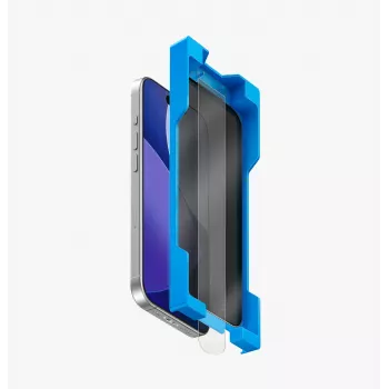 UNIQ Optix ExofitPrivacy gehard glas displayschermfolie voor iPhone 17 Pro met applicator, privacyfilter