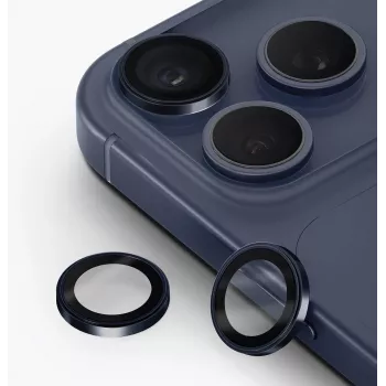 UNIQ Optix Prime cameralensbescherming voor iPhone 17 Pro / 17 Pro Max / 15 Pro / 15 Pro Max met applicator - sunset
